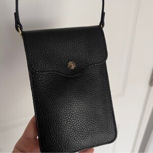 Genuine leather cross body bag